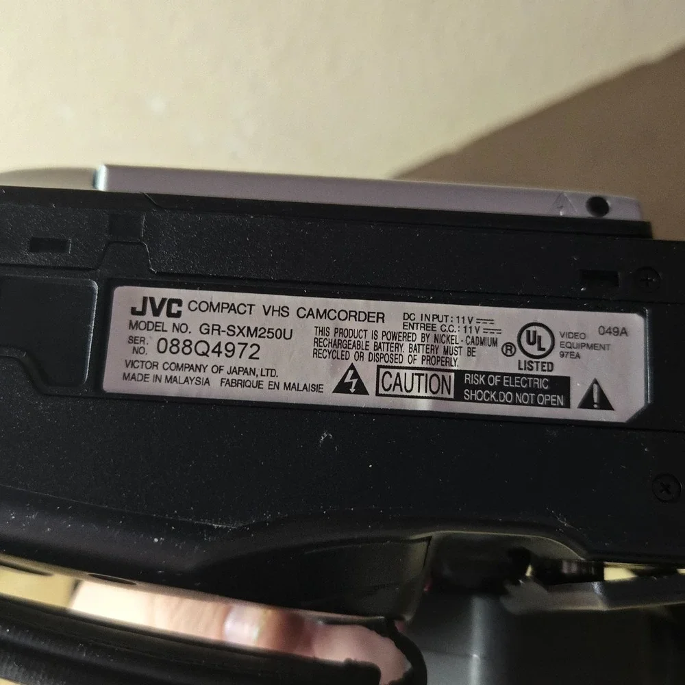 JVC GR-SXM250U Super VHS-C Compact Video Camcorder Camera VCR Transfer TESTED